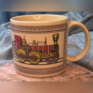 Vintage Ralph Lauren Chaps Train Ceramic Coffee Tea Cup Mug